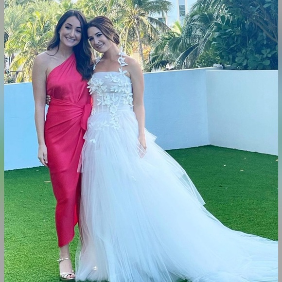 Baobab Marea Satin One Shoulder Dress Size M worn once! - Picture 5 of 5